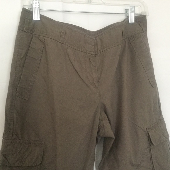 Loft Ann Taylor Ankle Cargo Pants Taupe Size 6P - Picture 3 of 7